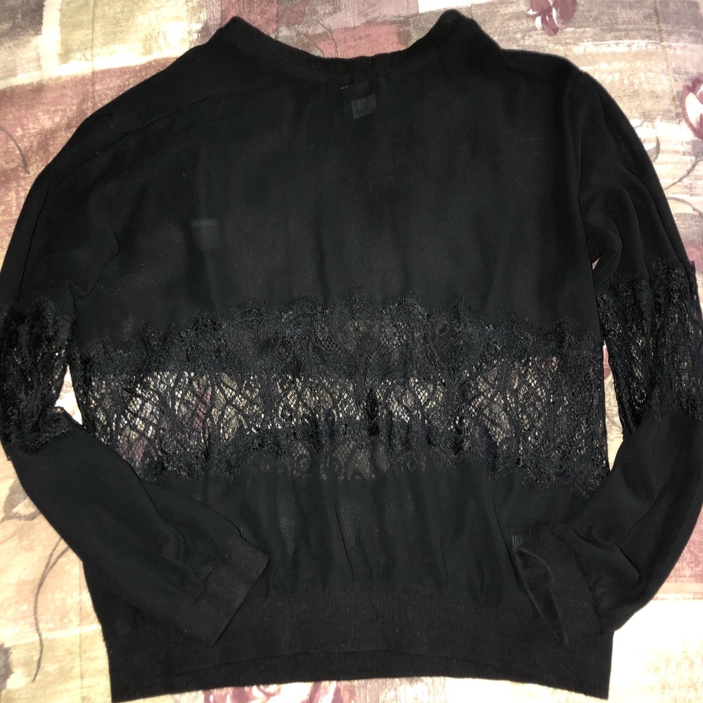 Sheer long sleeve